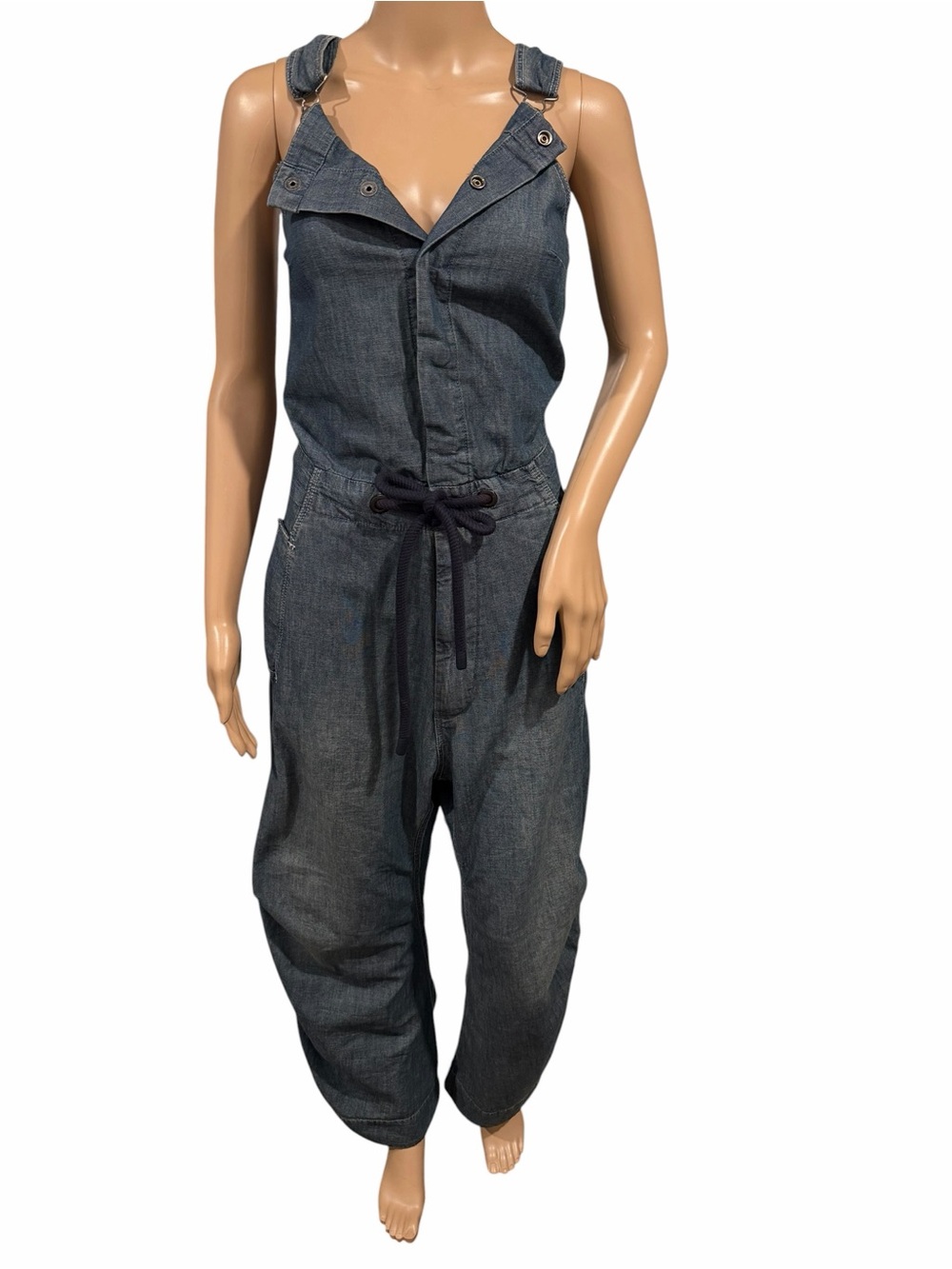 G-Star Sleeveless Denim overall Jumpsuit size XXXS